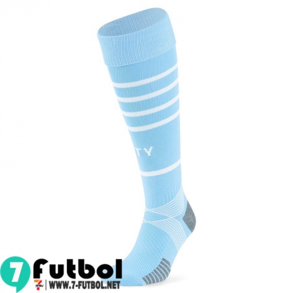 Calcetines Futbol Manchester City Primera Hombre 2021 2022 WZ08