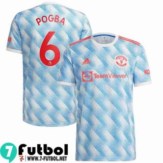 Camisetas futbol Manchester United Segunda # Pogba 6 Hombre 2021 2022