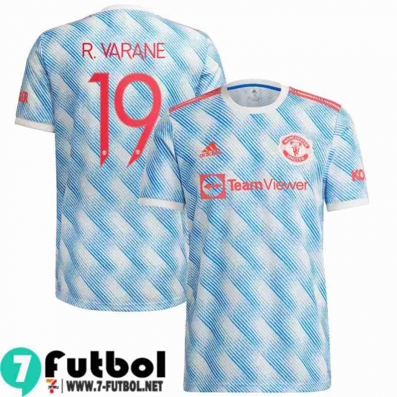 Camisetas futbol Manchester United Segunda # R. Varane 19 Hombre 2021 2022