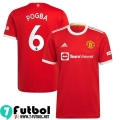 Camisetas futbol Manchester United Primera # Pogba 6 Hombre 2021 2022