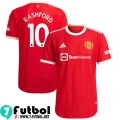 Camisetas futbol Manchester United Primera # Rashford 10 Hombre 2021 2022