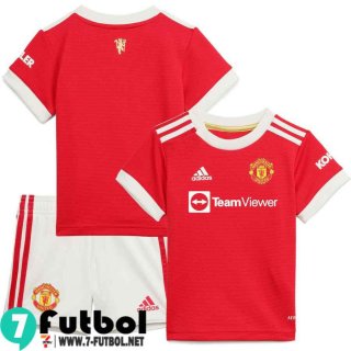Camisetas futbol Manchester United Primera Niños 2021 2022