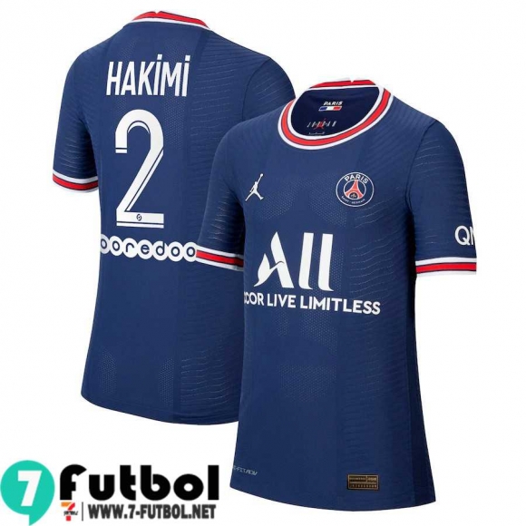 Camisetas futbol PSG Primera # Hakimi 2 Hombre 2021 2022