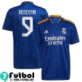Camisetas futbol Real Madrid Segunda # Benzema 9 Hombre 2021 2022