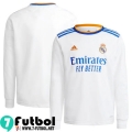 Camisetas futbol Real Madrid Primera Manga Larga Hombre 2021 2022
