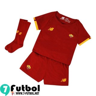 Camisetas futbol AS Roma Segunda Niños 2021 2022