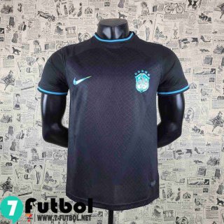 Camiseta Futbol Brasil Negro Hombre 2022 2023 AG87