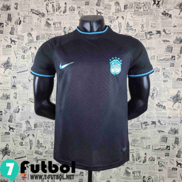 Camiseta Futbol Brasil Negro Hombre 2022 2023 AG87