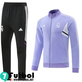 KIT: Chaquetas Real Madrid Violeta Hombre 22 23 JK451