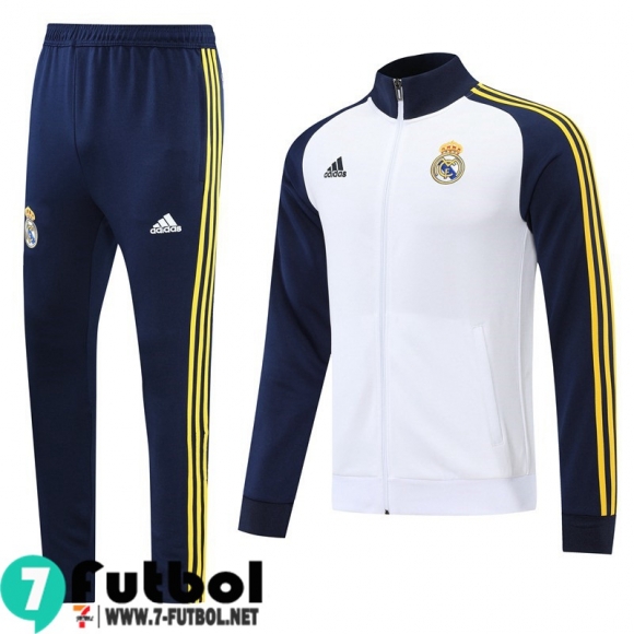 KIT: Chaquetas Real Madrid Blanco Hombre 22 23 JK453