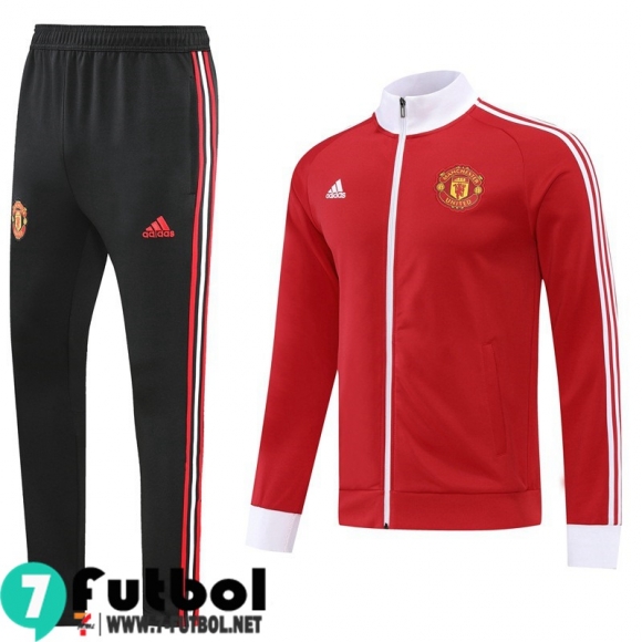 KIT: Chaquetas Manchester United rojo Hombre 22 23 JK457