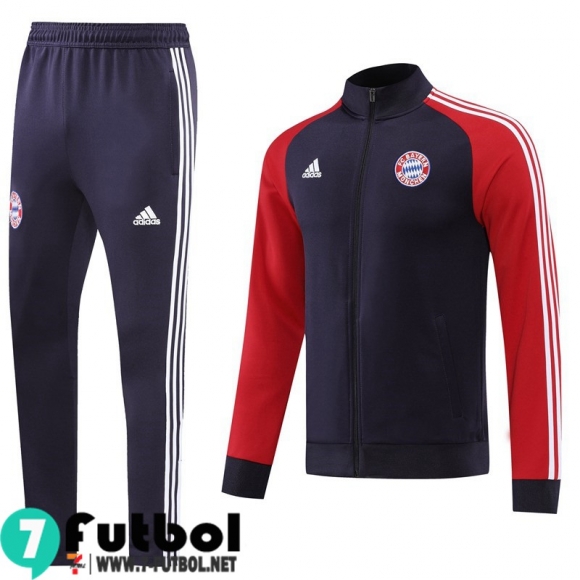 KIT: Chaquetas Bayern Munich azul rojo Hombre 22 23 JK458