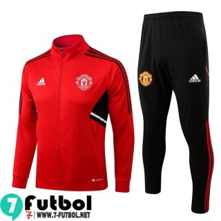 KIT: Chaquetas Manchester United rojo Hombre 22 23 JK483