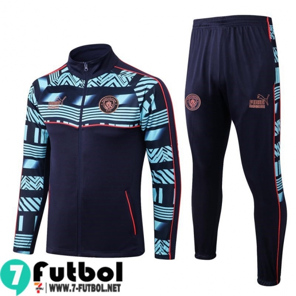 KIT: Chaquetas Manchester City azul Hombre 22 23 JK494