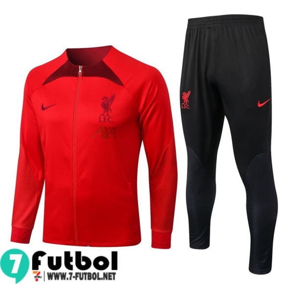 KIT: Chaquetas Liverpool rojo Hombre 22 23 JK495