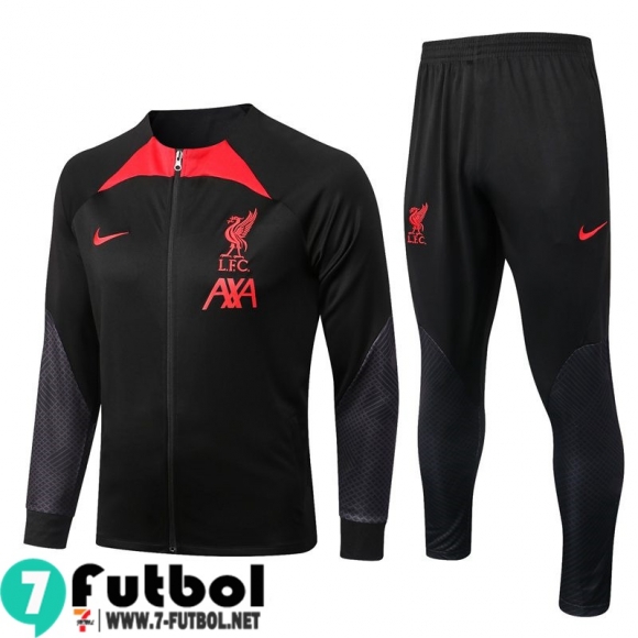 KIT: Chaquetas Liverpool negro Hombre 22 23 JK498