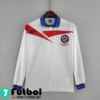 Retro Camiseta Futbol Chile Segunda Hombre Manga Larga 1998 FG159