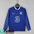 Camiseta Futbol Chelsea Primera Hombre Manga Larga 2022 2023 KL03