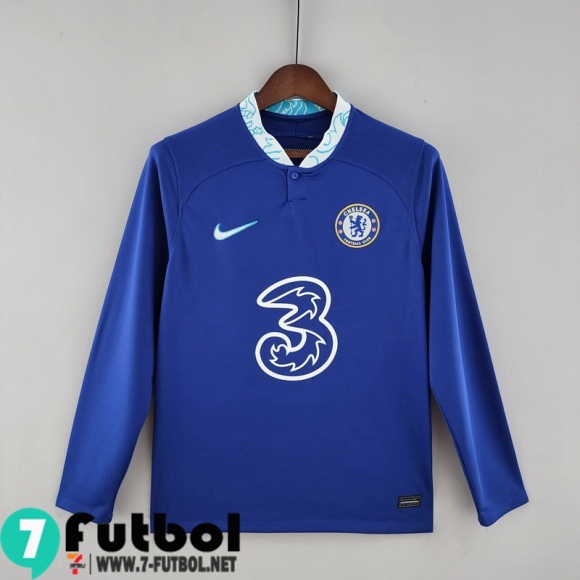 Camiseta Futbol Chelsea Primera Hombre Manga Larga 2022 2023 KL03