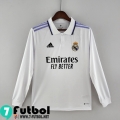 Camiseta Futbol Real Madrid Primera Hombre Manga Larga 2022 2023 KL04