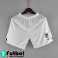 Pantalon Corto Futbol Italia Blanco Hombre 2022 DK171