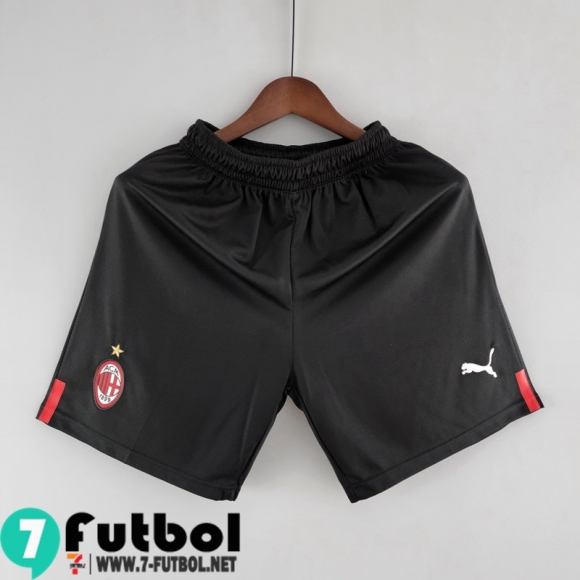 Pantalon Corto Futbol AC Milan Negro Hombre 22 23 DK180