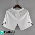 Pantalon Corto Futbol AC Milan Blanco Hombre 22 23 DK181