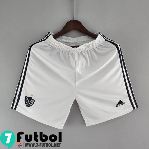 Pantalon Corto Futbol Atletico Mineiro Blanco Hombre 22 23 DK187