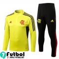 KIT: Chandal Futbol Flamengo amarillo Hombre 22 23 TG331