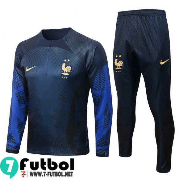 KIT: Chandal Futbol Francia azul Hombre 22 23 TG341