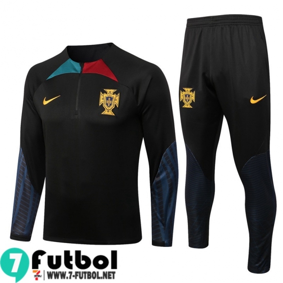 KIT: Chandal Futbol Portugal negro Hombre 22 23 TG353