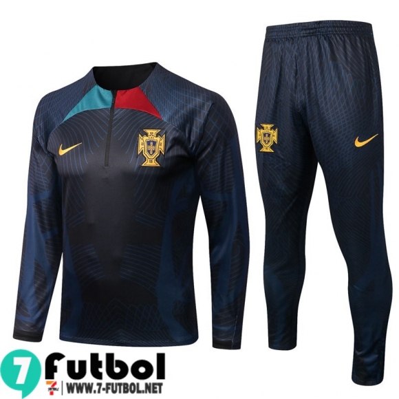 KIT: Chandal Futbol Portugal negro Hombre 22 23 TG354