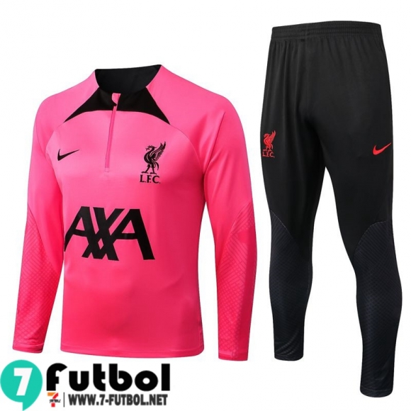 KIT: Chandal Futbol Liverpool rosado Hombre 22 23 TG362