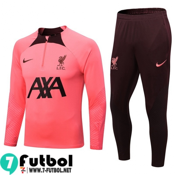 KIT: Chandal Futbol Liverpool rosado Hombre 22 23 TG380