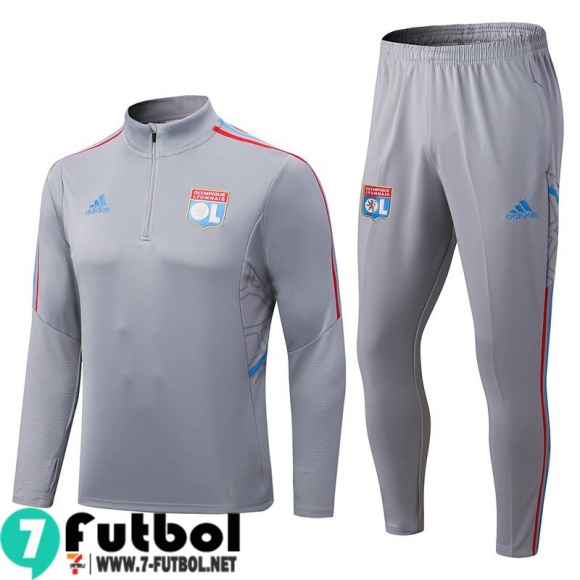 KIT: Chandal Futbol Lyon gris Hombre 22 23 TG382 KIT: Chandal Futbol Lyon gris Hombre 22 23 TG382