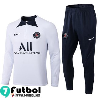 KIT: Chandal Futbol PSG Blanco Hombre 22 23 TG386