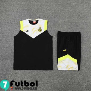 Chandal Futbol Sin Mangas Dortmund negro Hombre 22 23 TG392