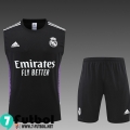 Chandal Futbol Sin Mangas Real Madrid negro Hombre 22 23 TG393