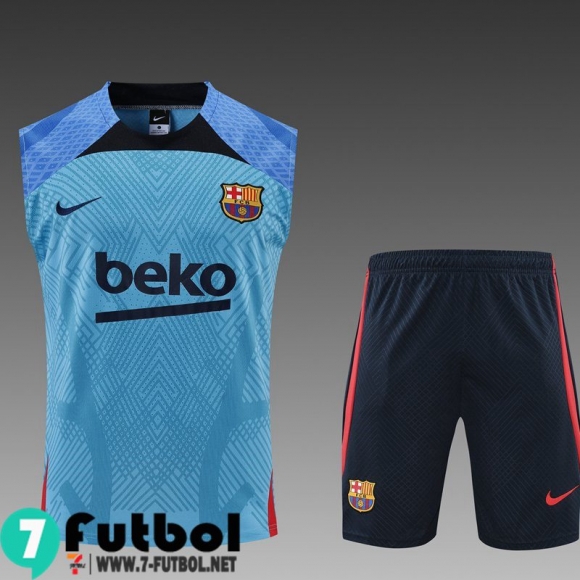 Chandal Futbol Sin Mangas Barcelona azul Hombre 22 23 TG394