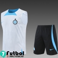 Chandal Futbol Sin Mangas Inter Milan Blanco Hombre 22 23 TG395