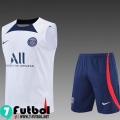 Chandal Futbol Sin Mangas PSG Blanco Hombre 22 23 TG401