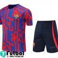 Chandal Futbol T Shirt Barcelona rojo azul Hombre 22 23 TG410