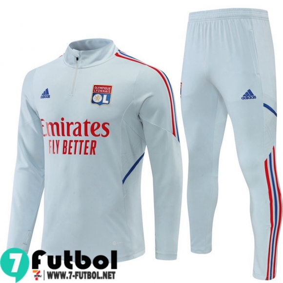 KIT: Chandal Futbol Lyon gris Hombre 22 23 TG300 KIT: Chandal Futbol Lyon gris Hombre 22 23 TG300