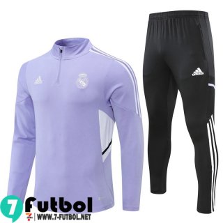 KIT: Chandal Futbol Real Madrid Violeta Hombre 22 23 TG301