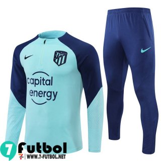 KIT: Chandal Futbol Atletico Madrid azul Hombre 22 23 TG303