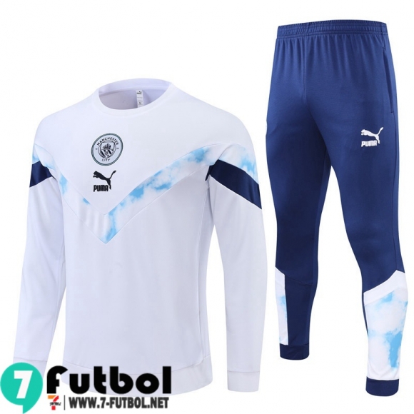 KIT: Chandal Futbol Manchester City Blanco Hombre 22 23 TG310