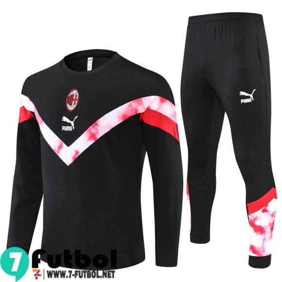 KIT: Chandal Futbol AC Milan negro Hombre 22 23 TG314