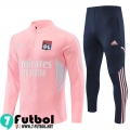 KIT: Chandal Futbol Lyon rosado Hombre 22 23 TG315