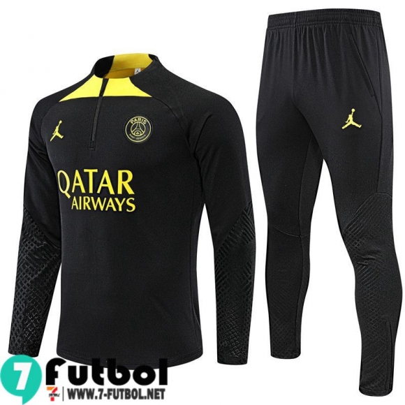 KIT: Chandal Futbol PSG negro Hombre 22 23 TG316