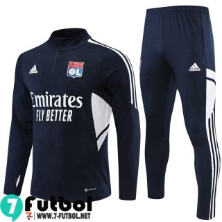 KIT: Chandal Futbol Lyon azul Hombre 22 23 TG319